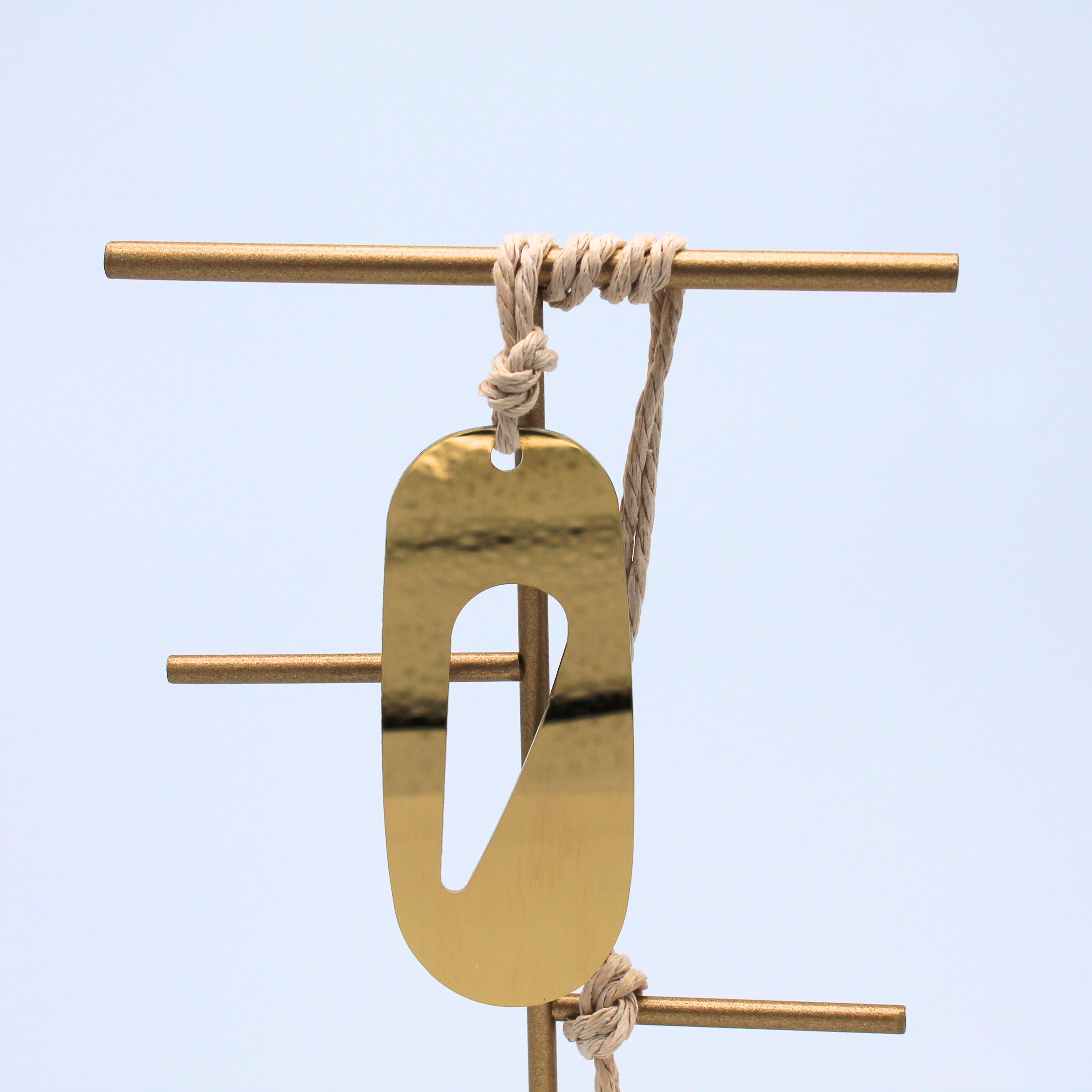 ciondolo acciaio inox gold