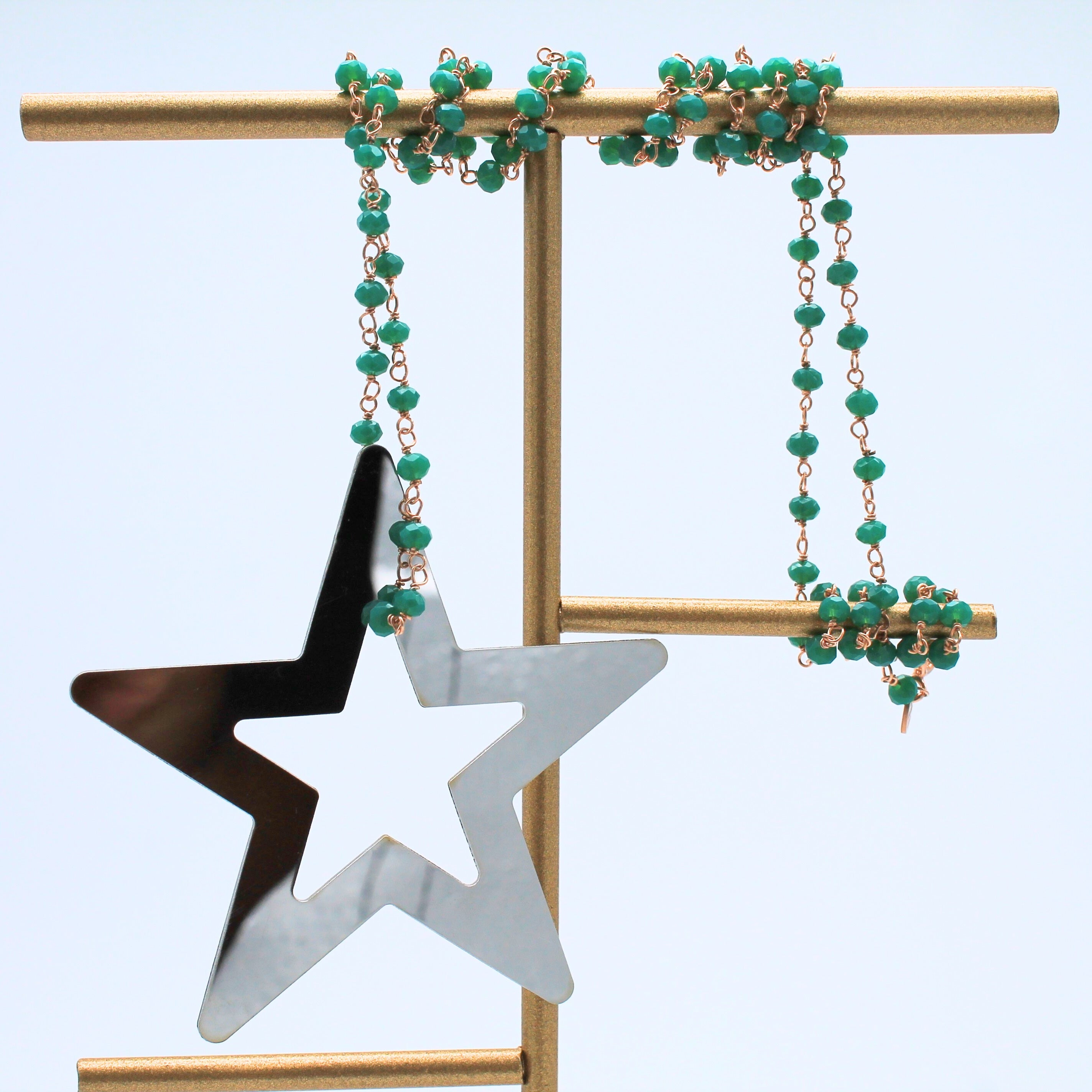 Ciondolo stella inox silver