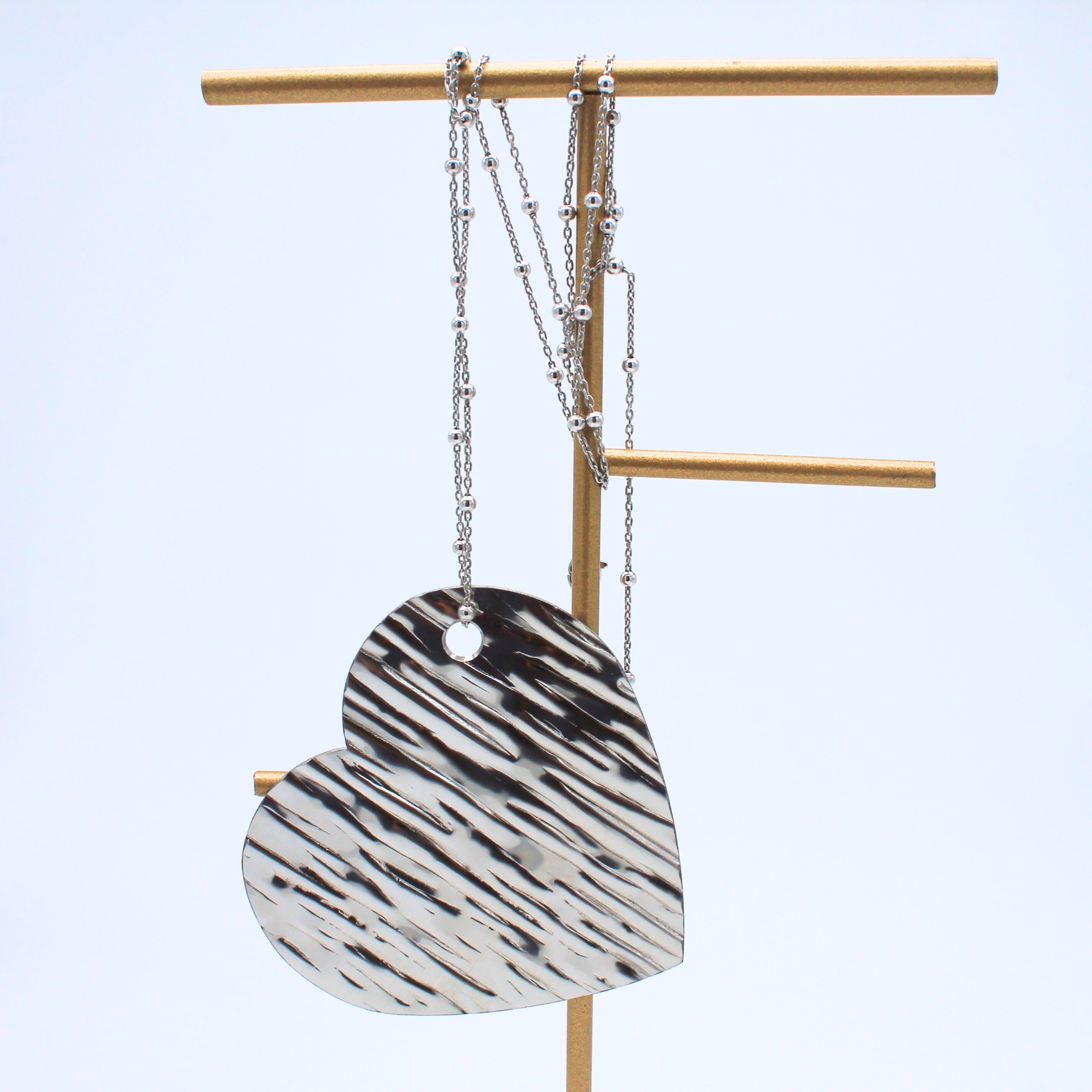 Cuore piccolo acciaio inox