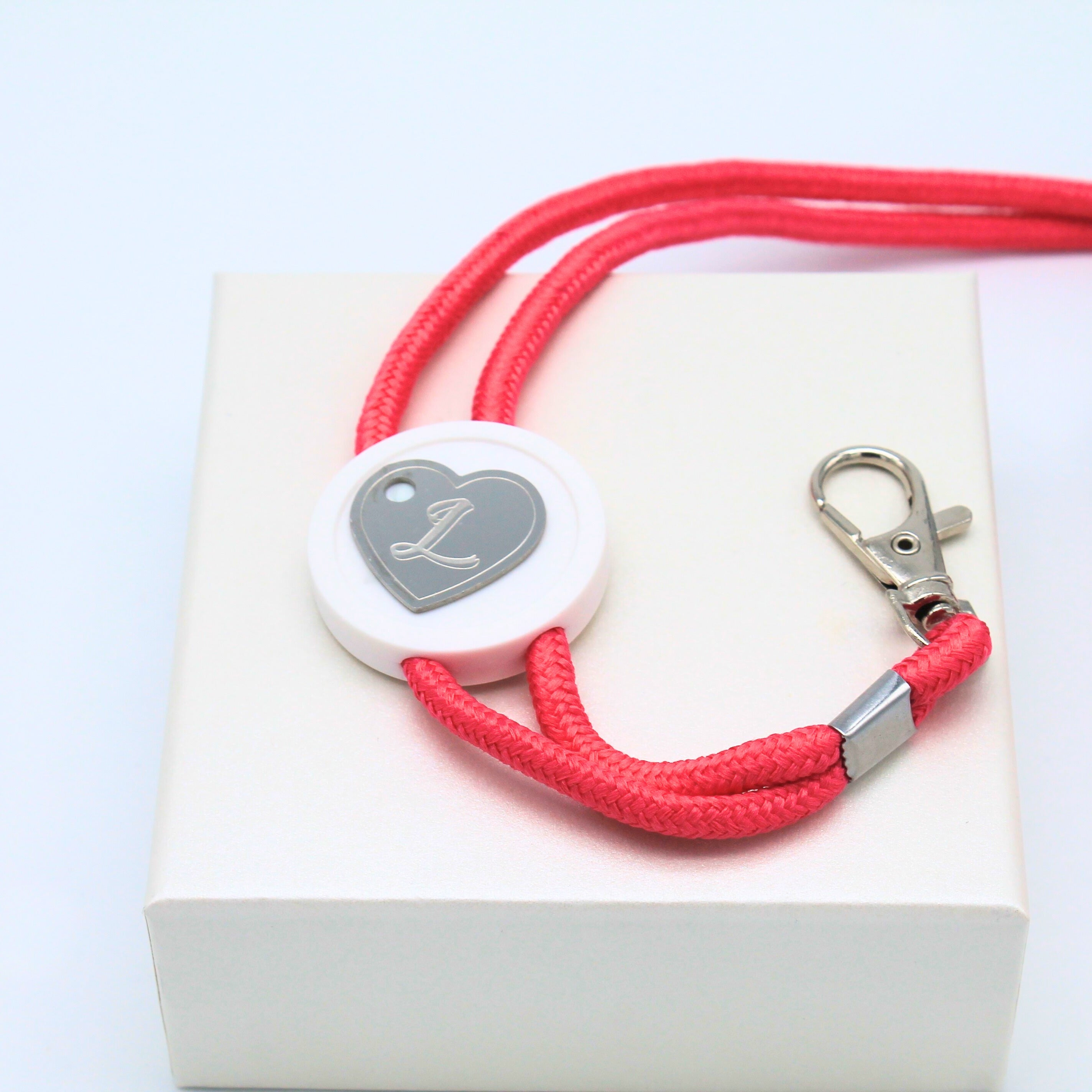 cuore inciso acciaio inox