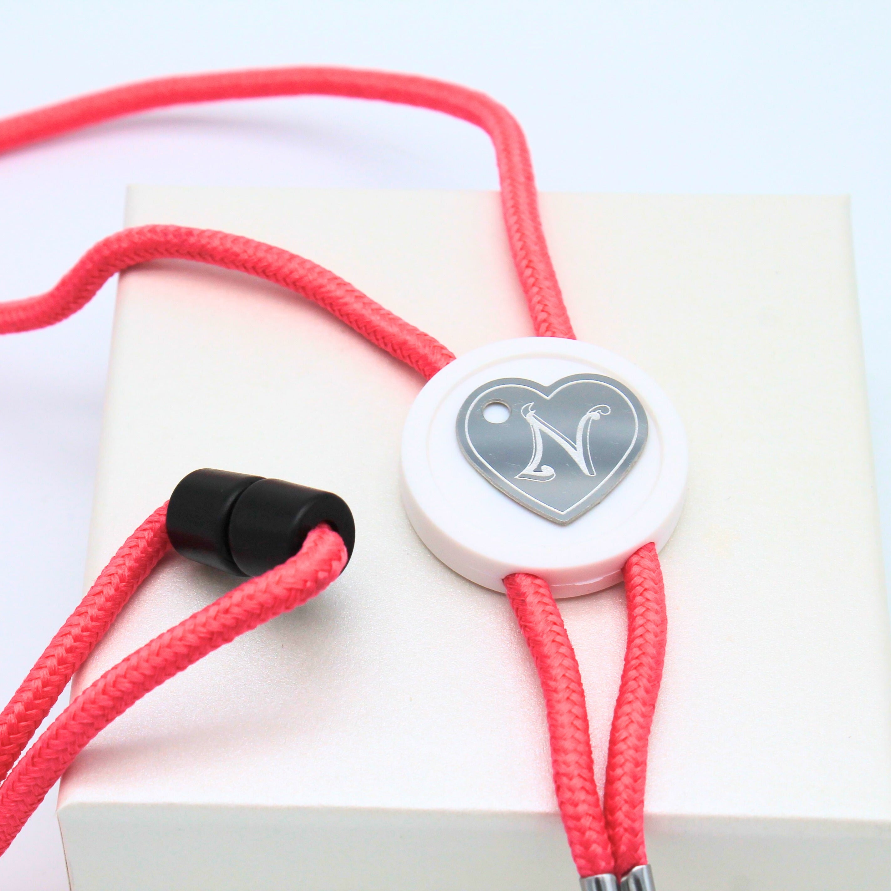 cuore inciso acciaio inox