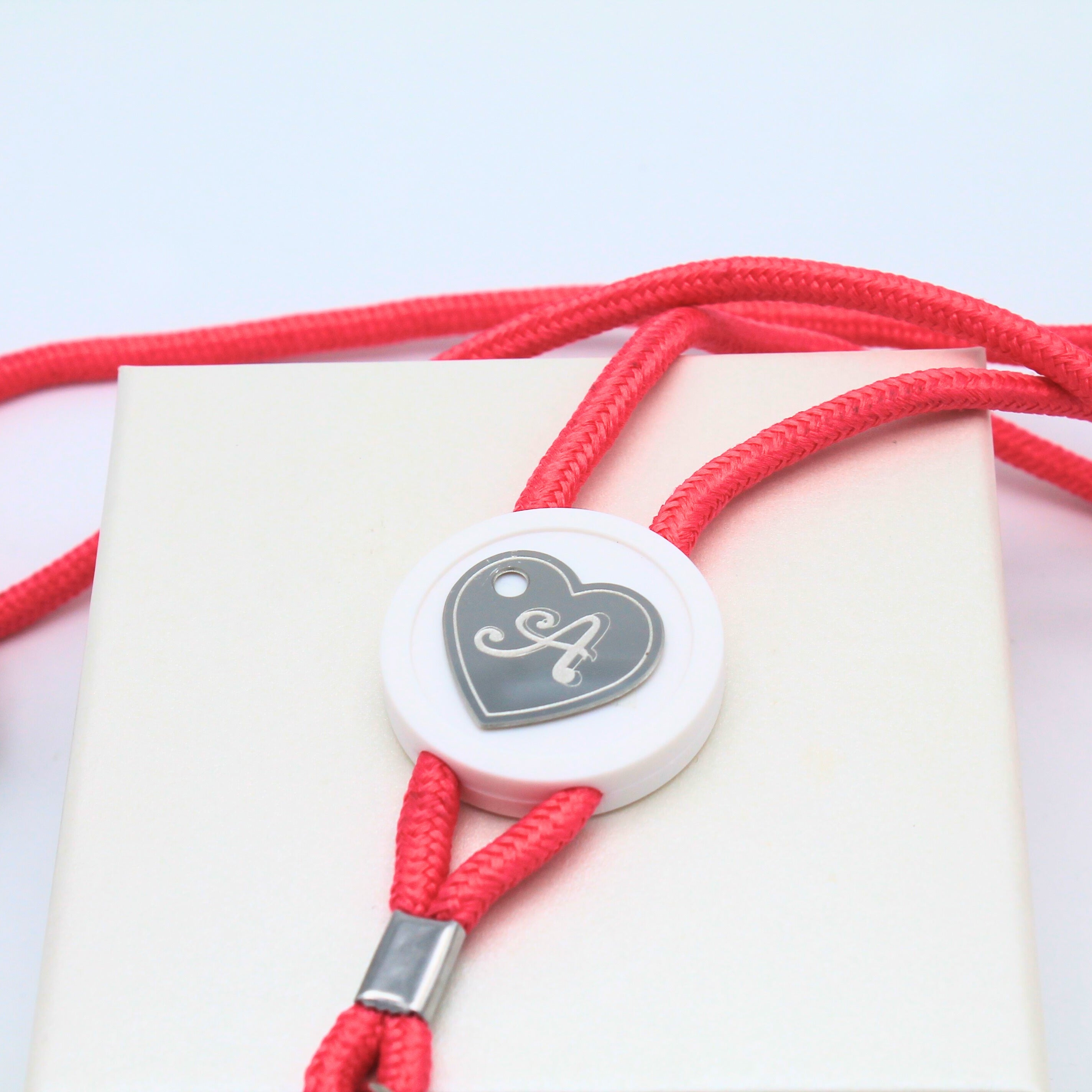 Cuore inciso acciaio inox