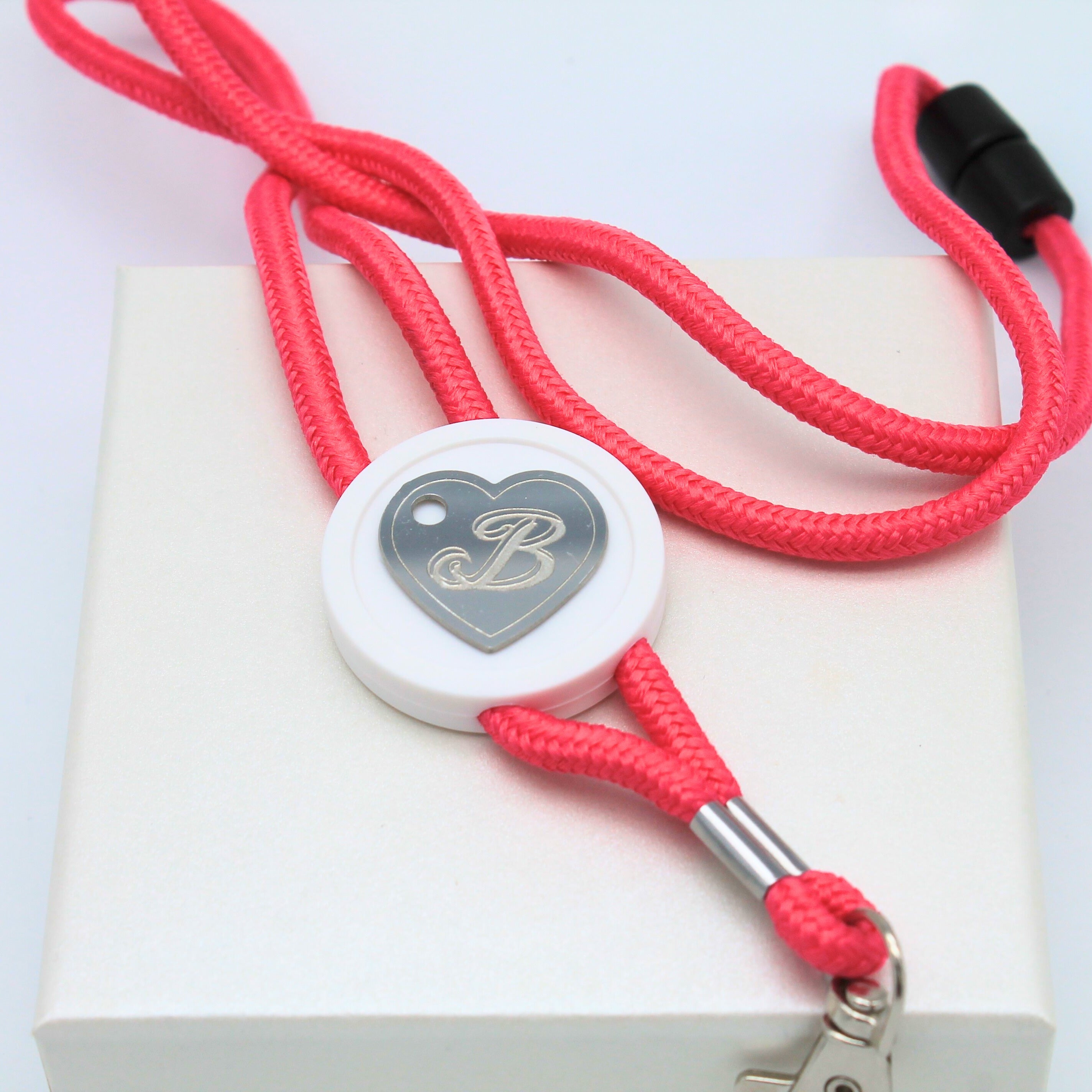 cuore inciso acciaio inox