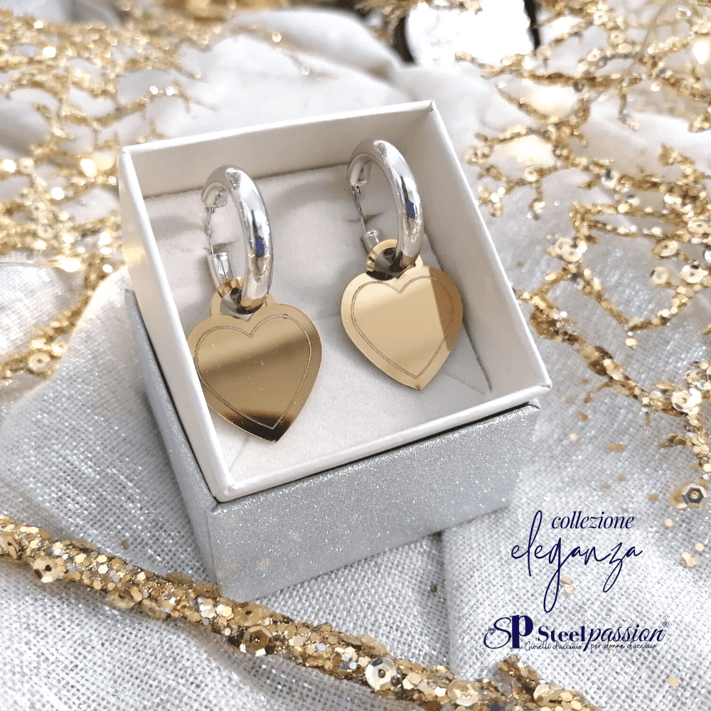 cuore acciaio inox eleganza
