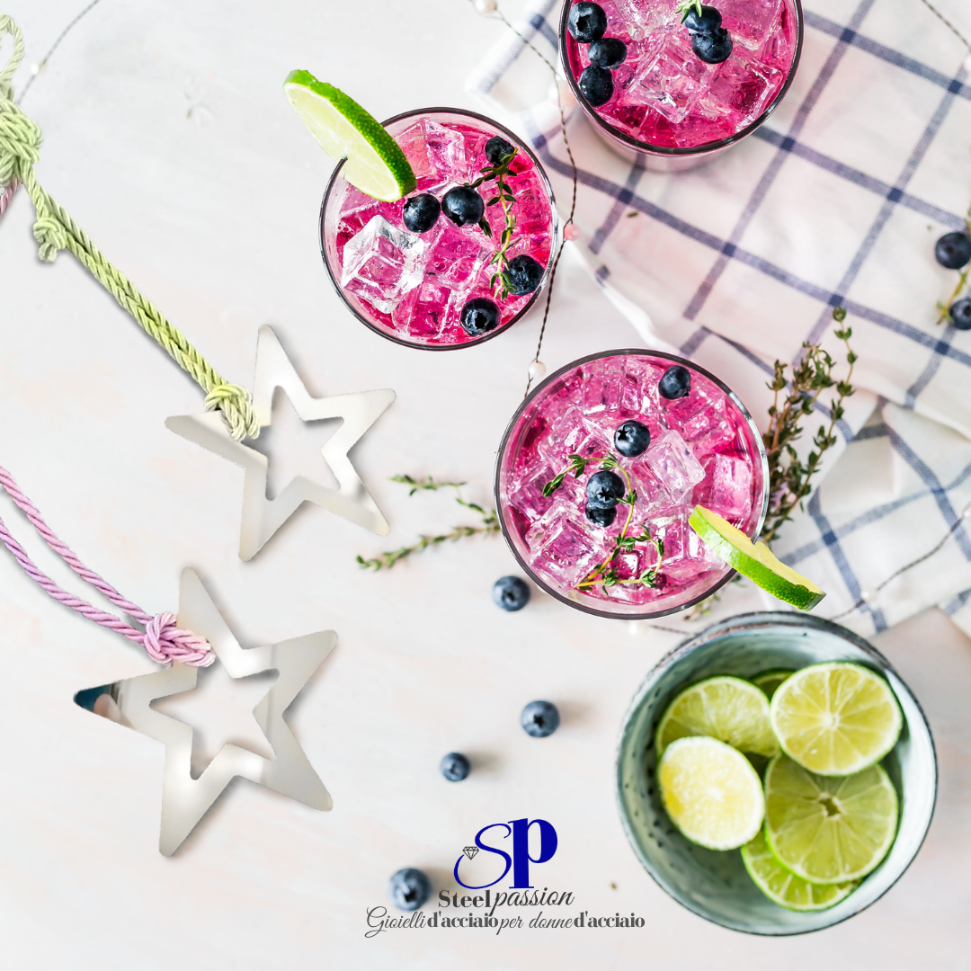 Ciondolo stella acciaio inox