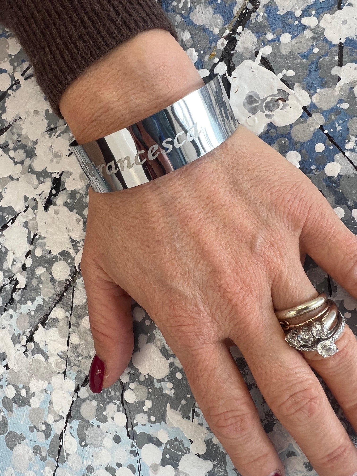 Bracciale character con incisione personalizzata