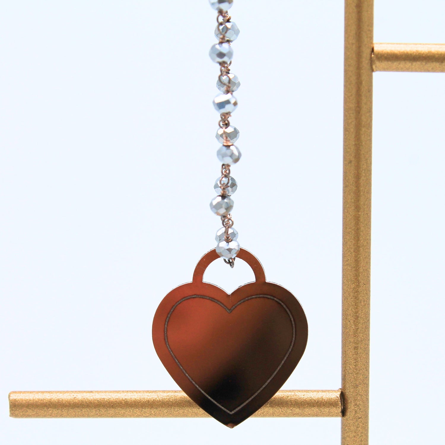 bracciale inox silver stones