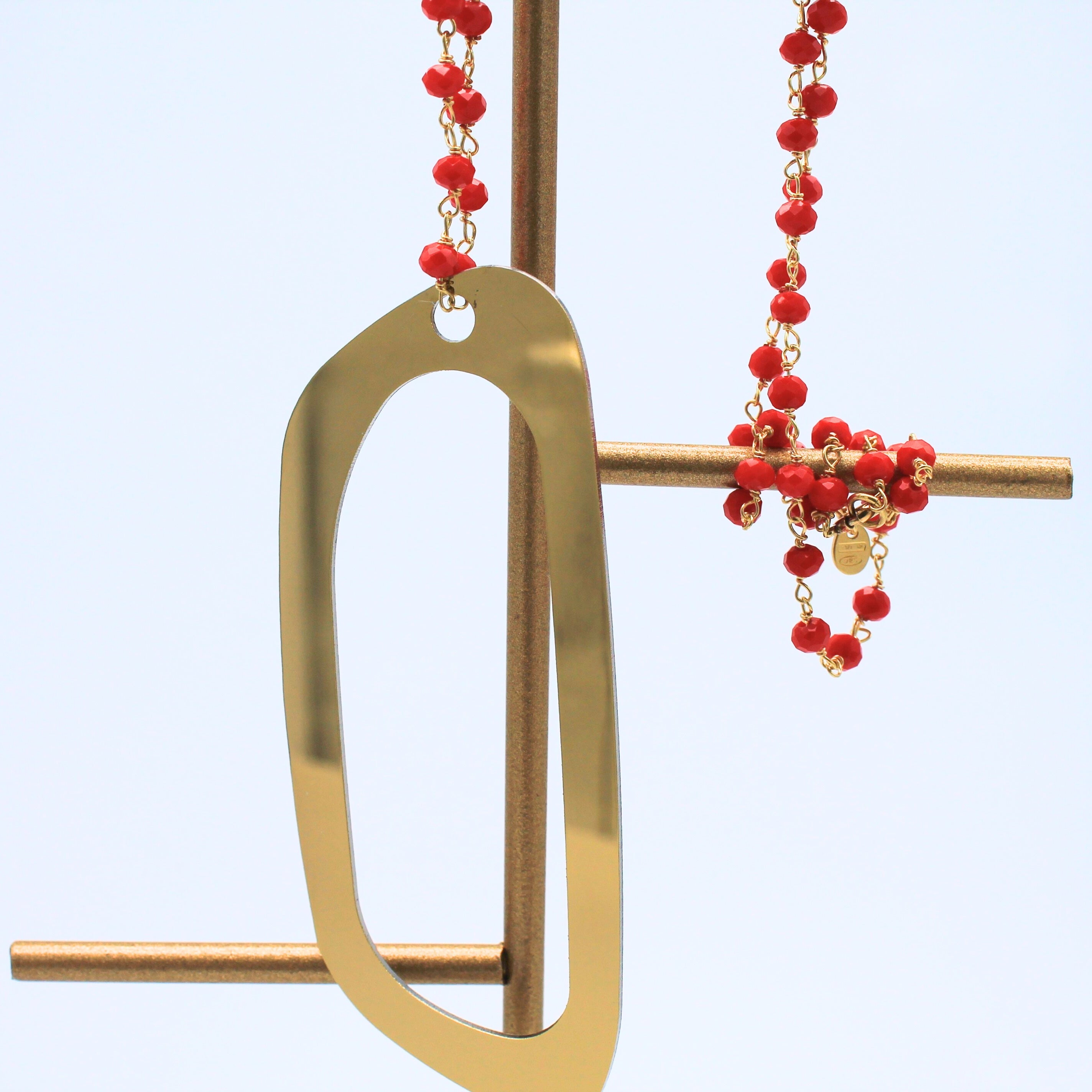 Ciondolo acciaio elisir gold