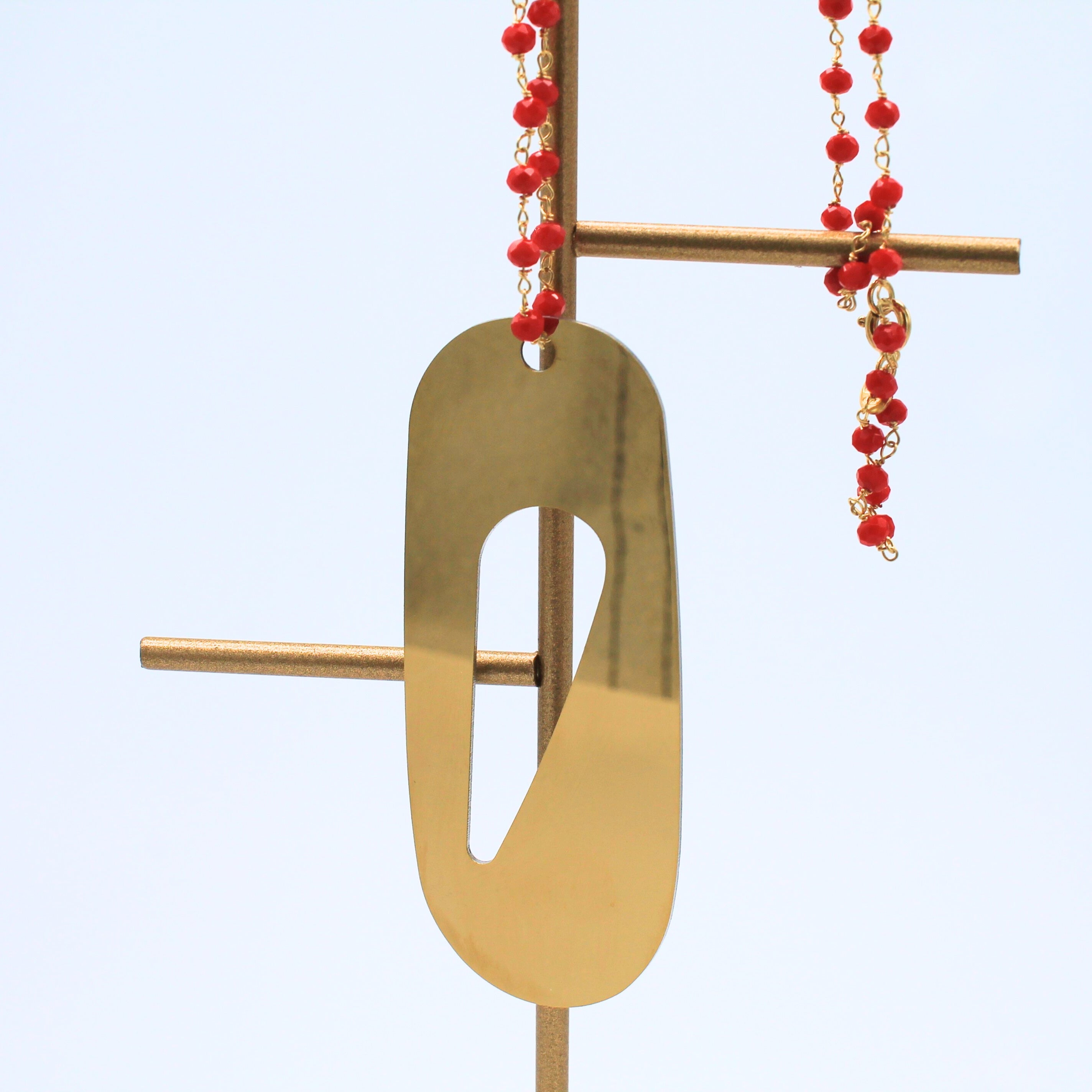 Ciondolo acciaio inox dorato