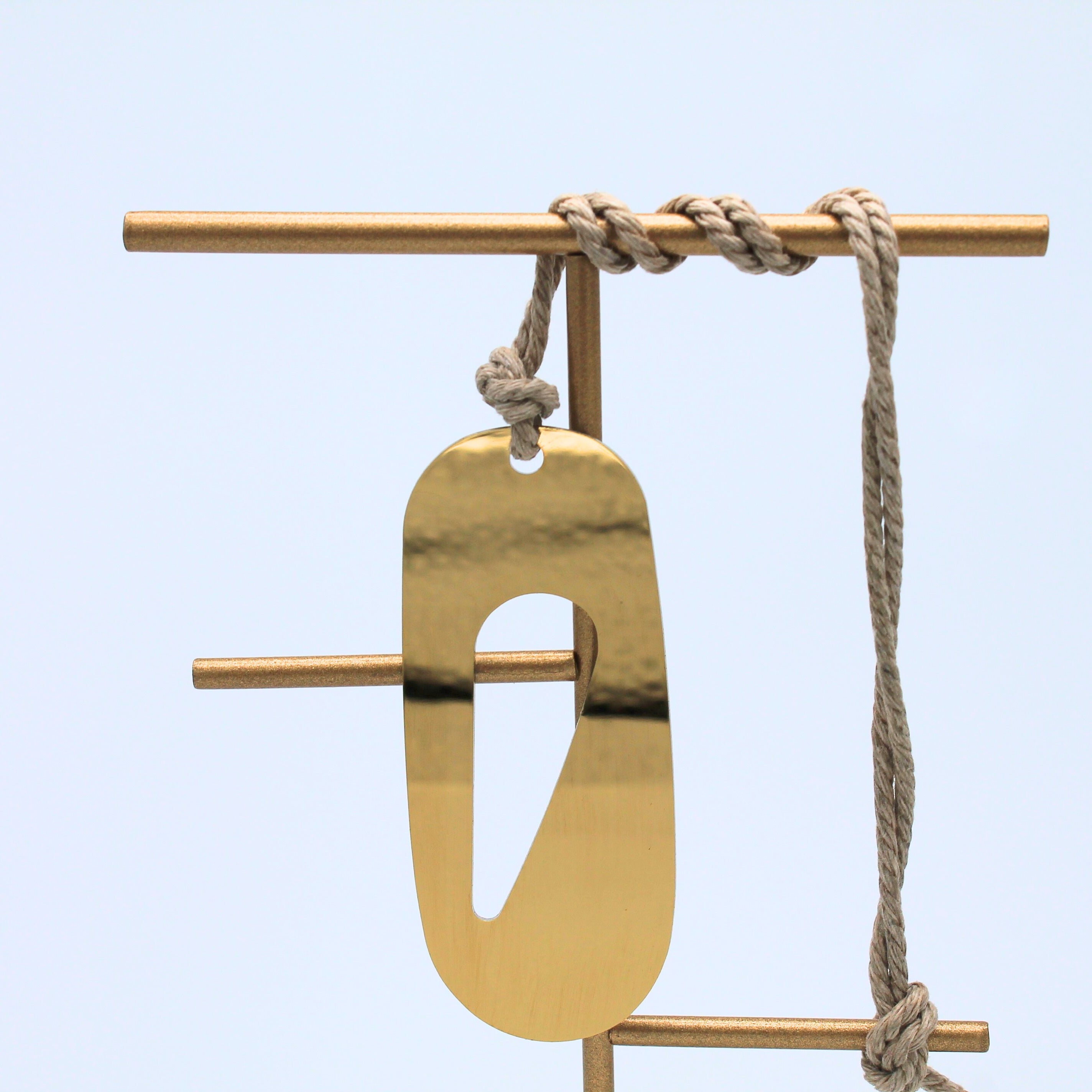 Ciondolo acciaio inox gold