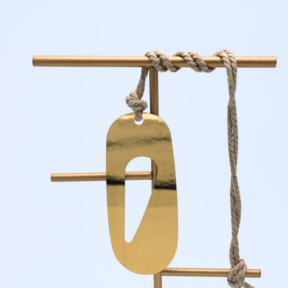 Ciondolo acciaio inox gold