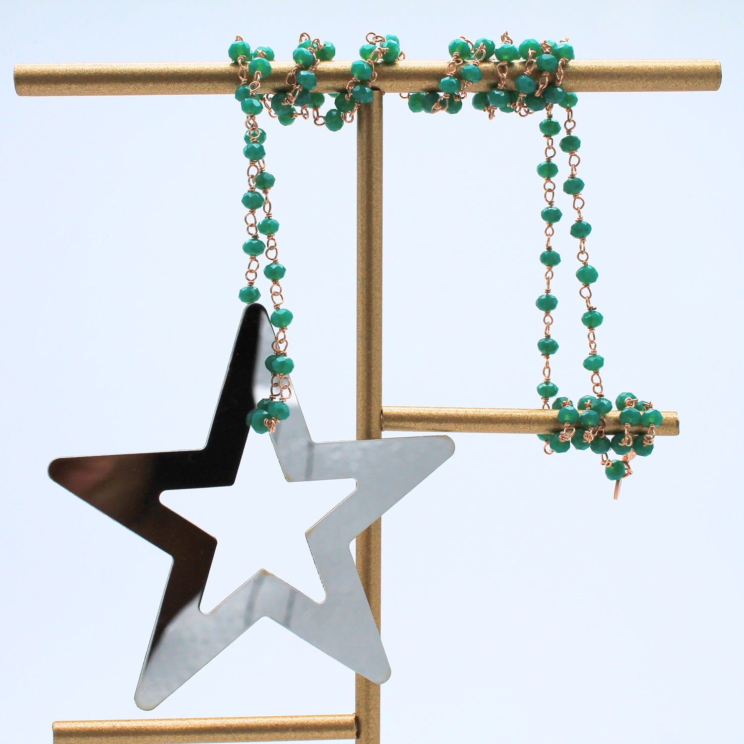 Ciondolo stella inox silver