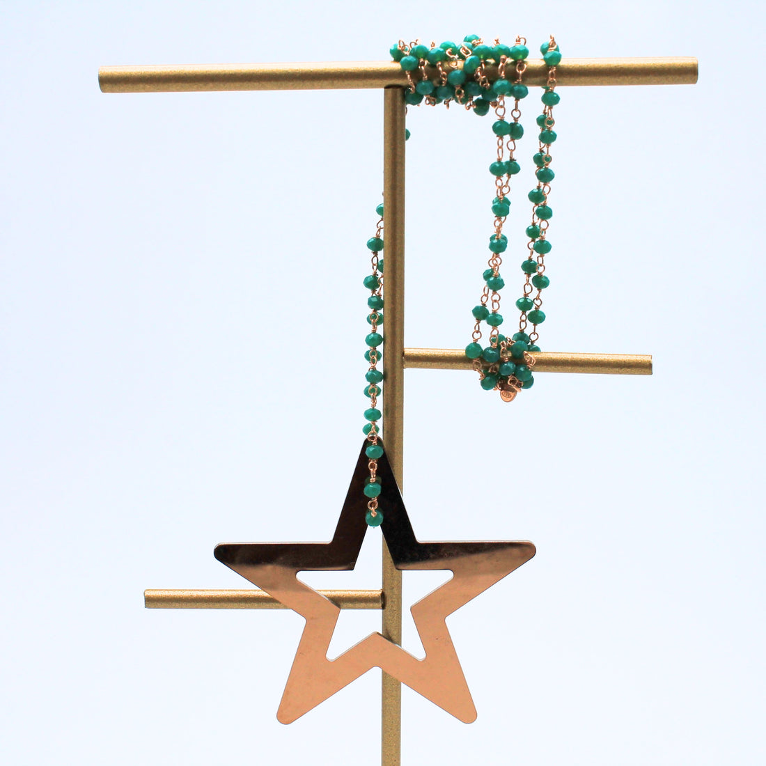 Collana acciaio inox ciondolo stella