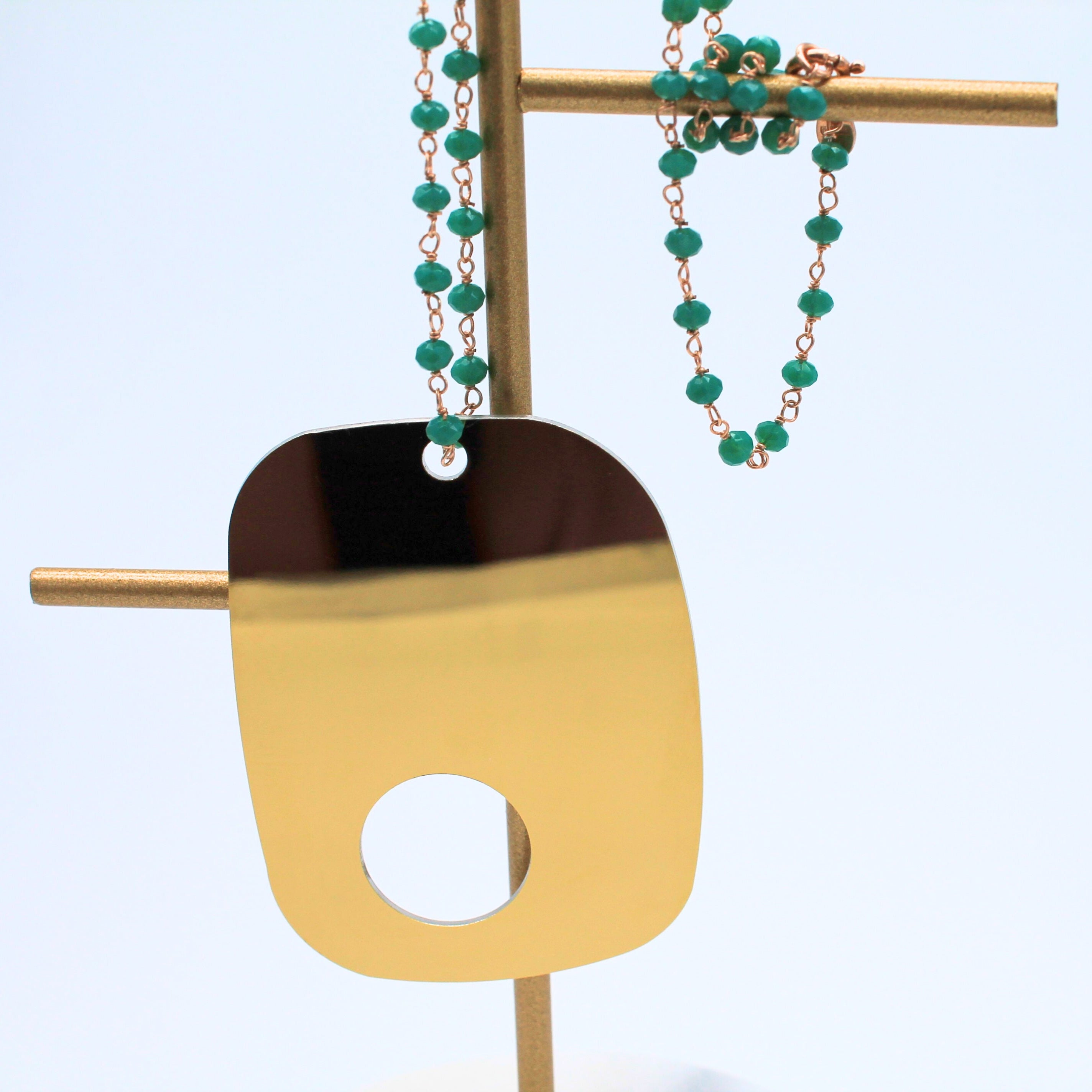 Ciondolo gold acciaio inox