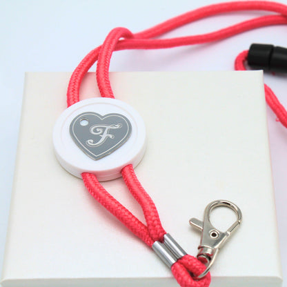 cuore inciso acciaio inox