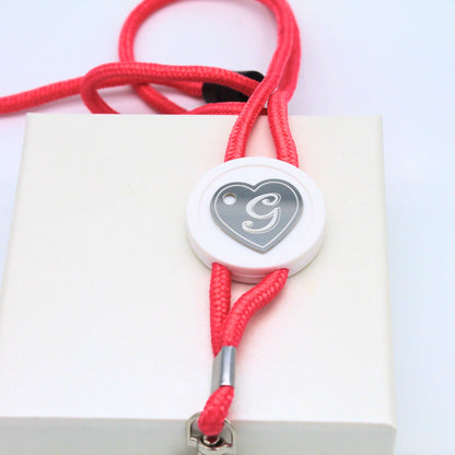 cuore inciso acciaio inox