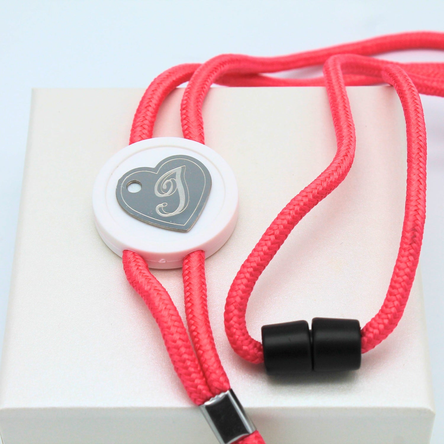 cuore inciso acciaio inox