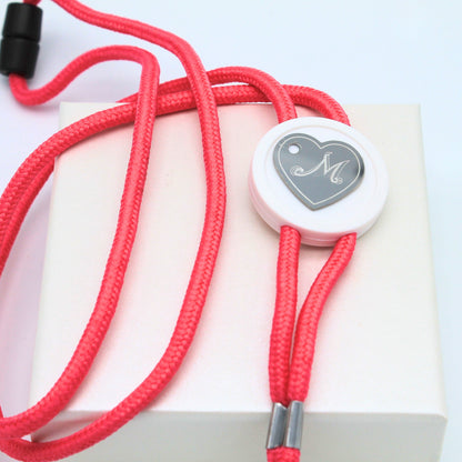 cuore inciso acciaio inox