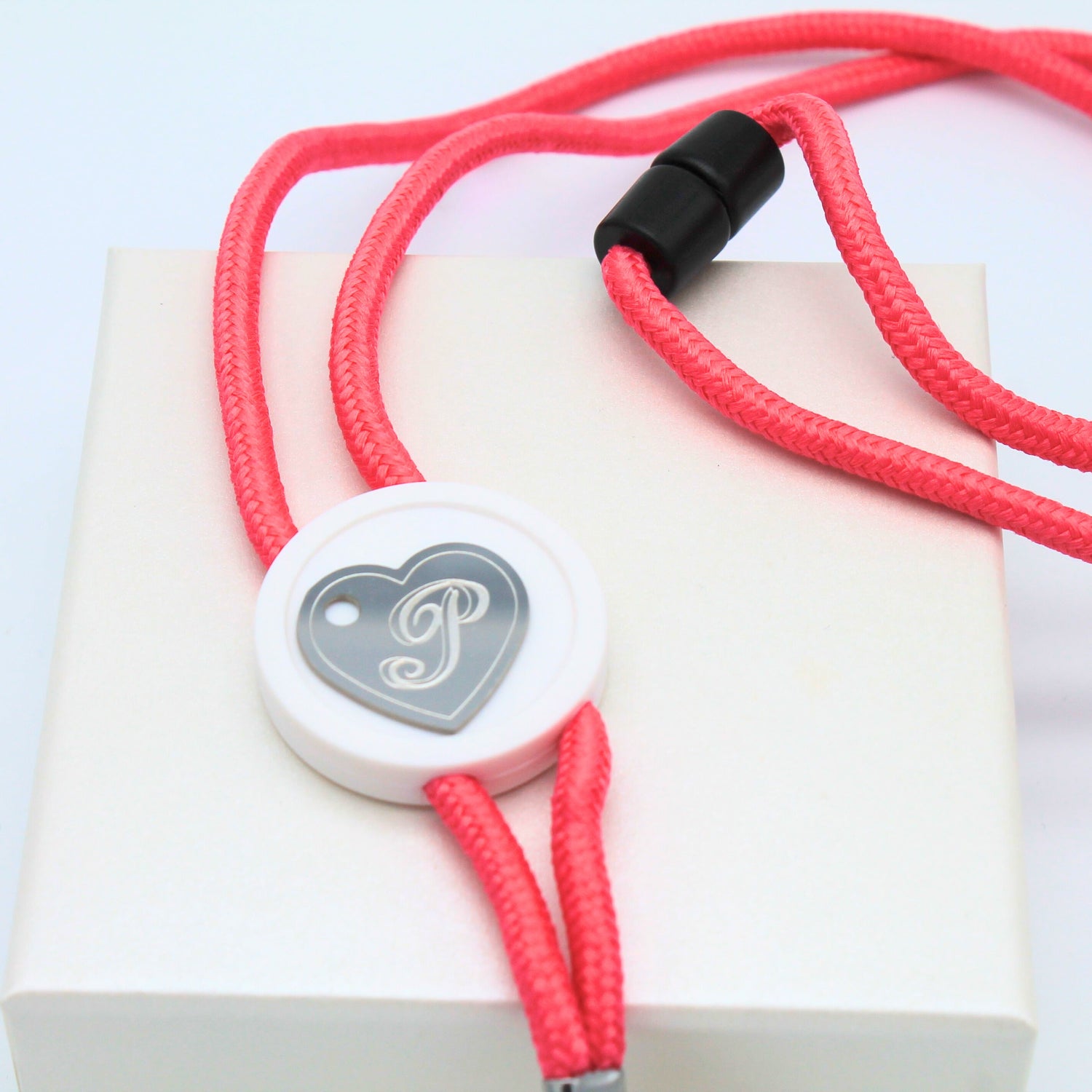 cuore inciso acciaio inox