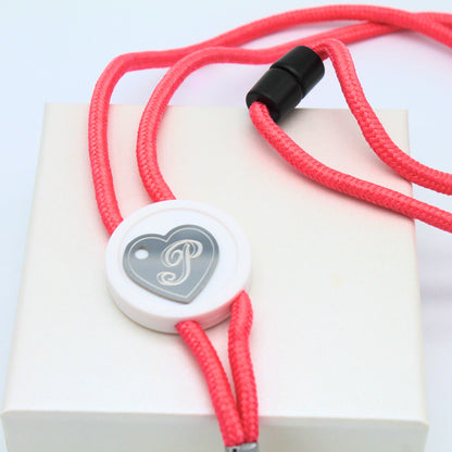 cuore inciso acciaio inox