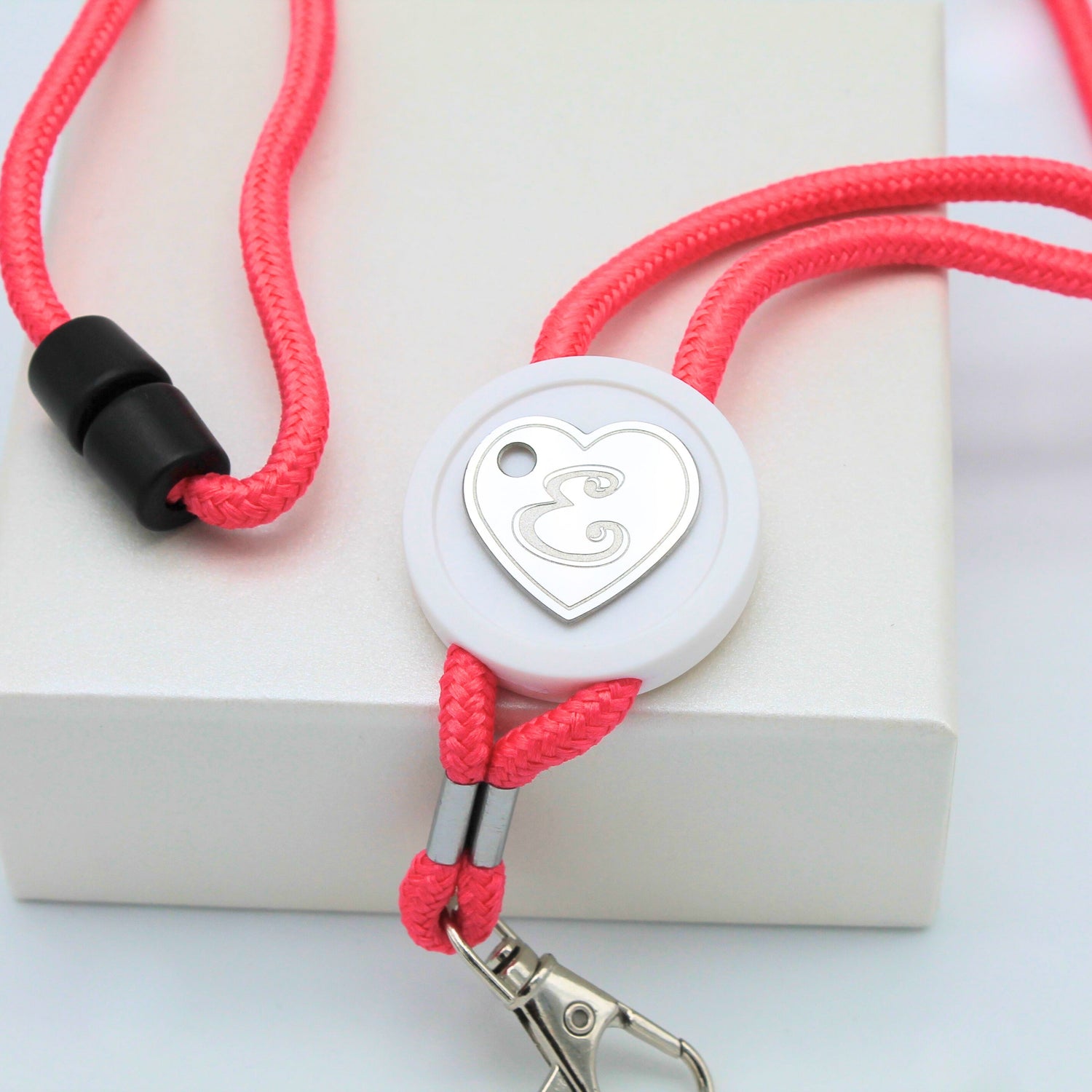 cuore inciso acciaio inox