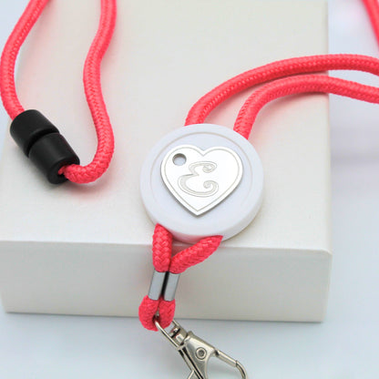 cuore inciso acciaio inox