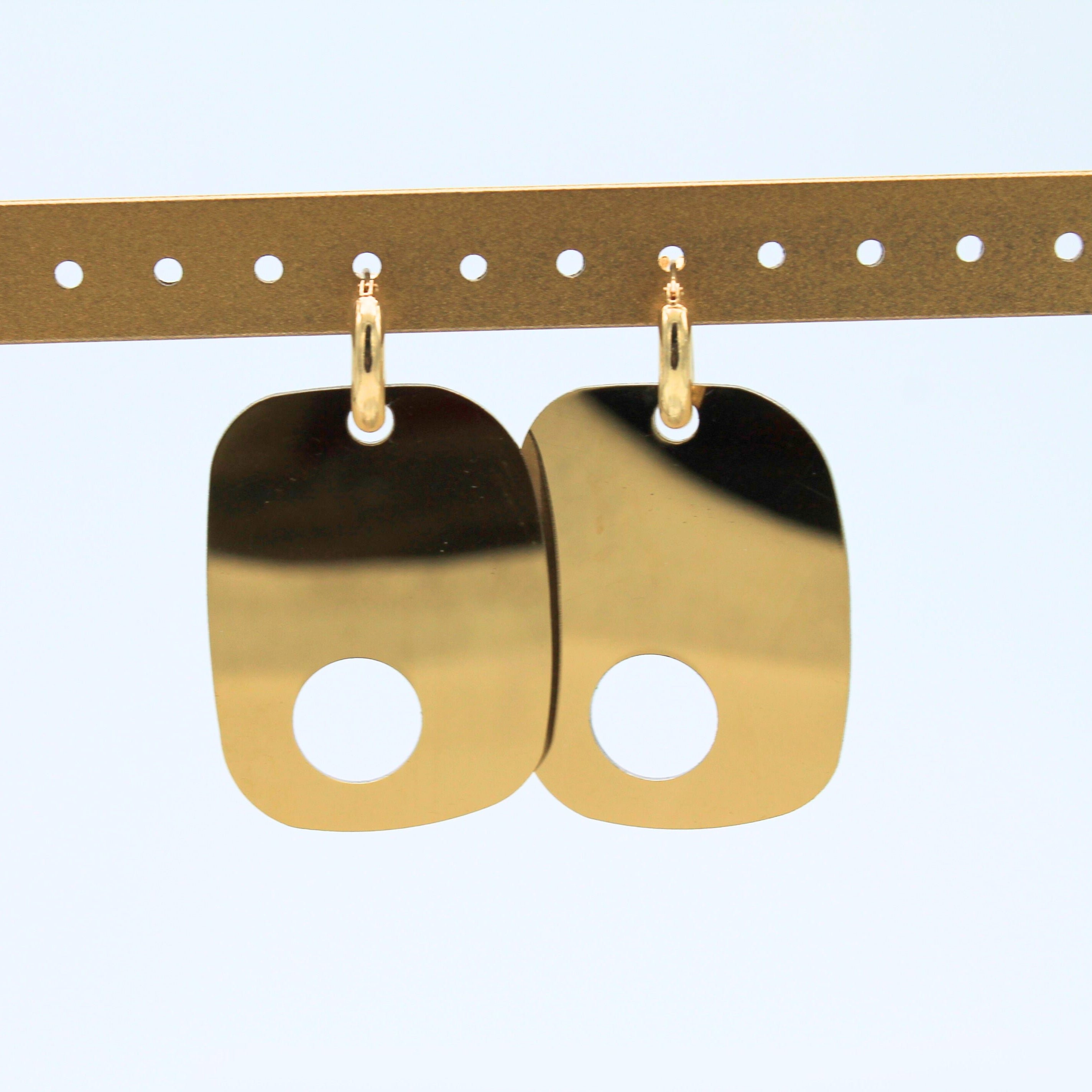 Orecchini elisir acciaio gold