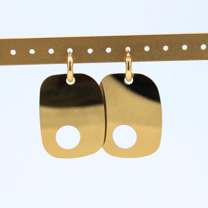 Orecchini elisir acciaio gold