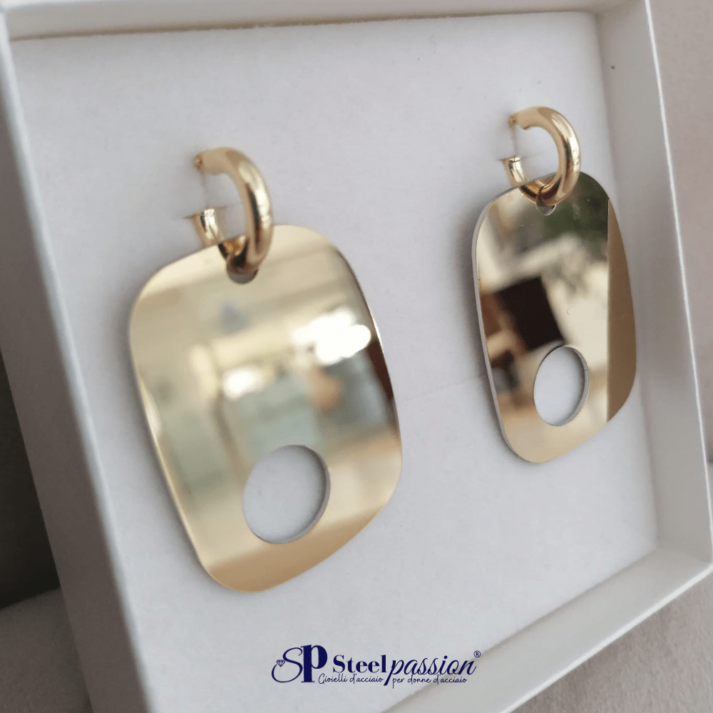 Orecchini elisir acciaio