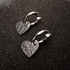 orecchini cuore acciaio inox