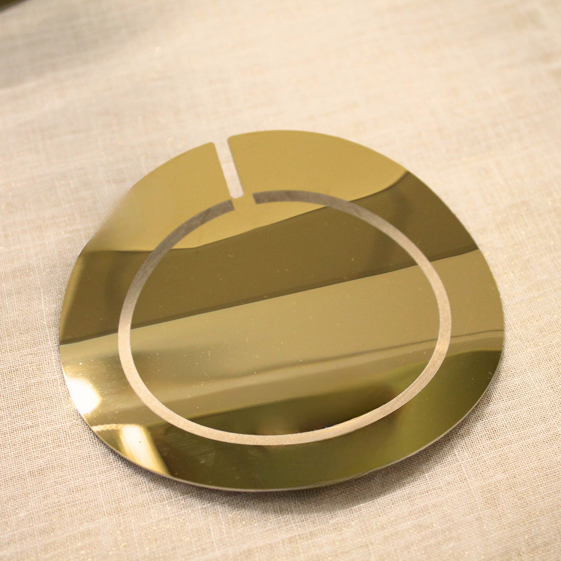 Portaposate gold acciaio