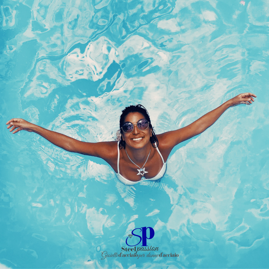 ciondolo stella acciaio inox