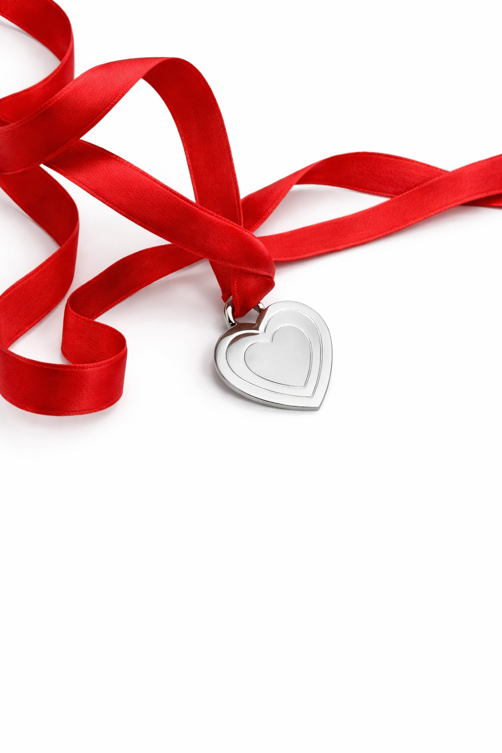 cuore inox collare